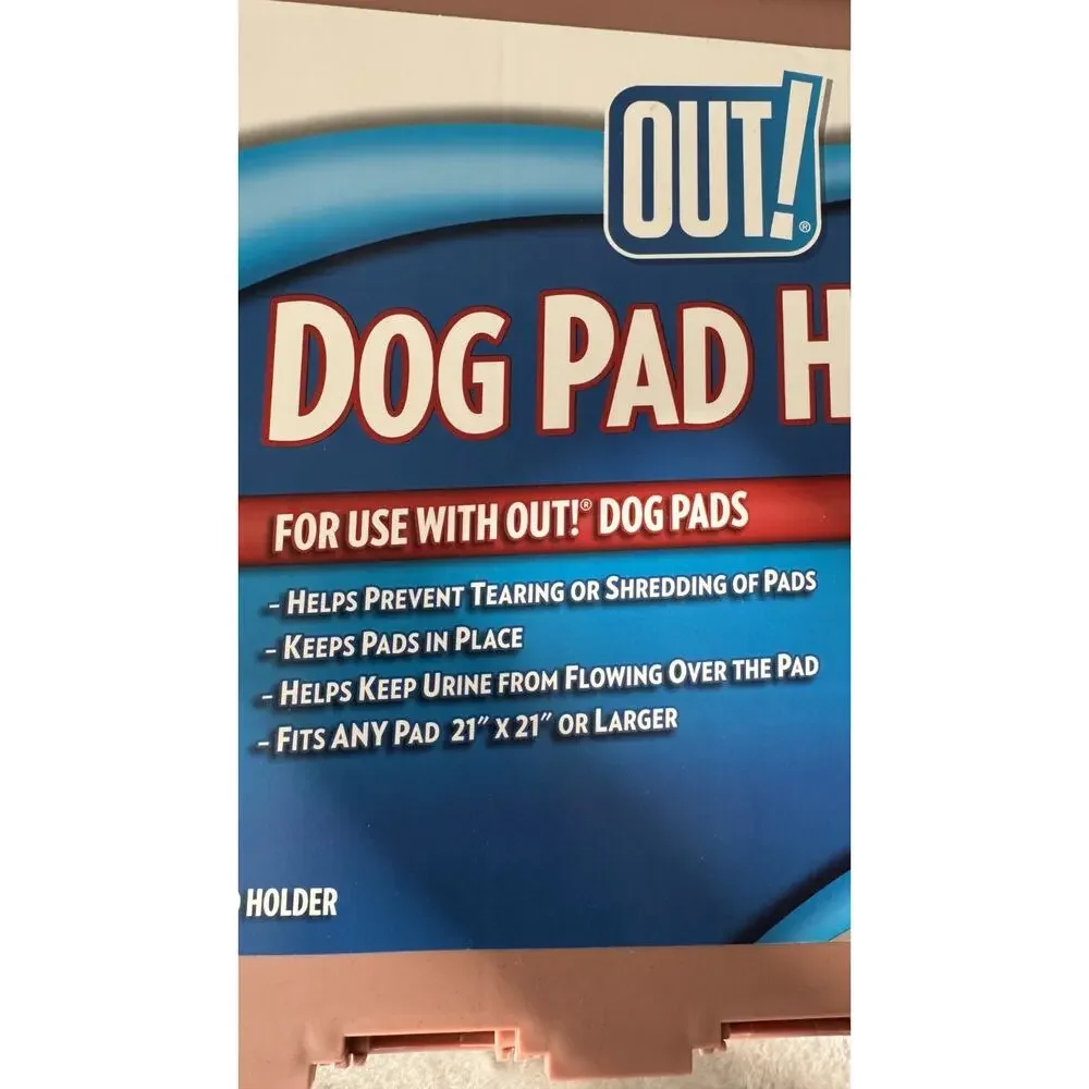 OUT! Training Pad Holder for Pets, Fits Pads 21 by 21-Inch Or Larger NEW